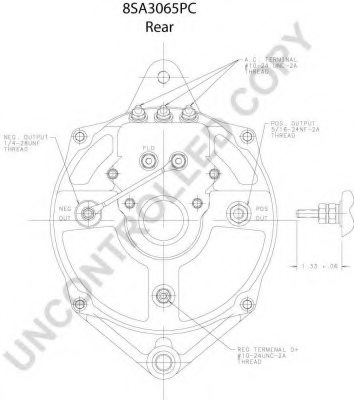 PRESTOLITE ELECTRIC 8SA3065PC Alternator